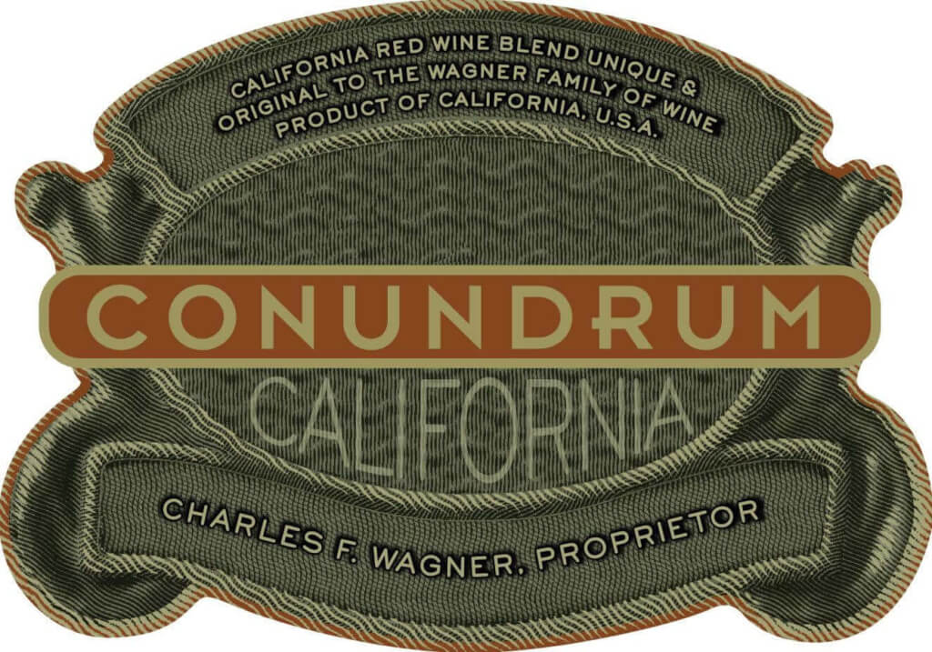 Conundrum Red Blend 2020 Label 