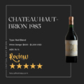 Chateau Haut-Brion 1985 - Review