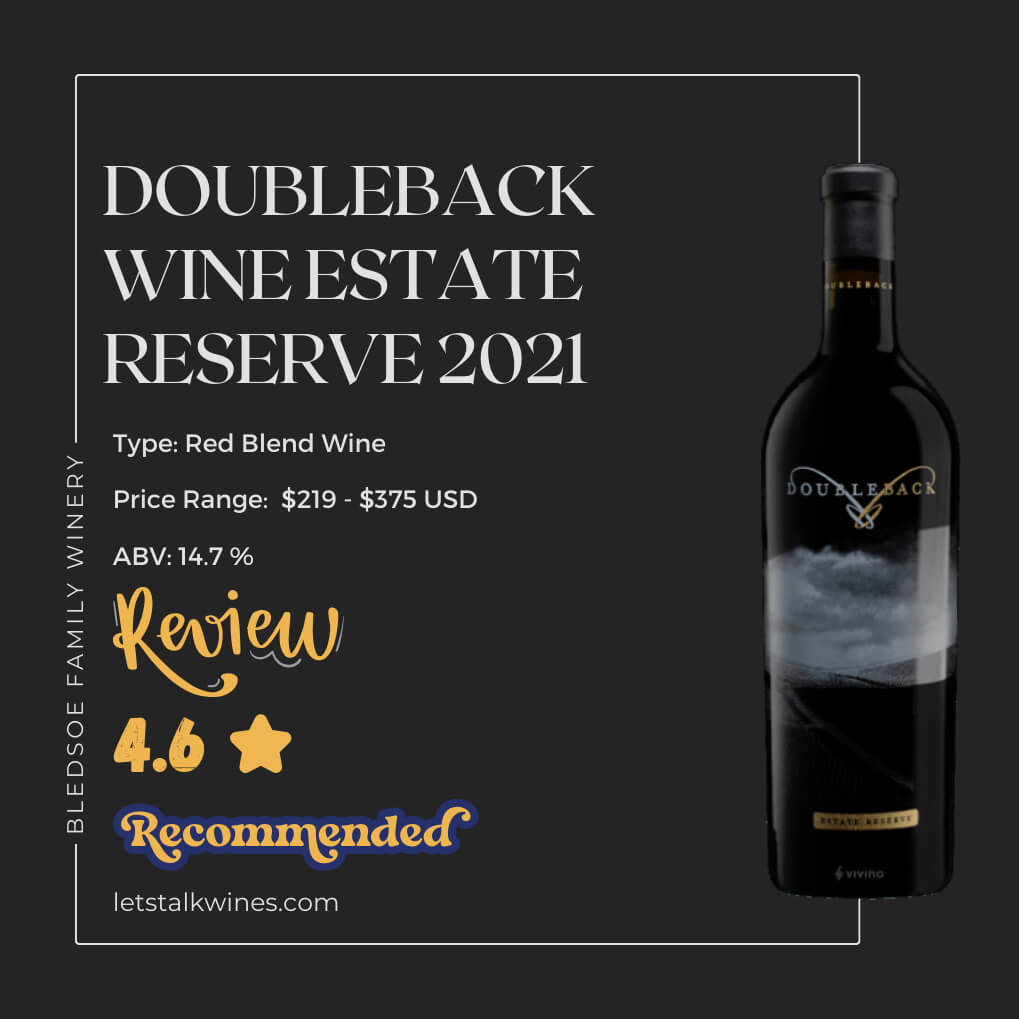 Doubleback Wine Estate Reserve 2021 Review