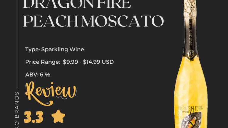 Dragon Fire Wine Peach Moscato Review