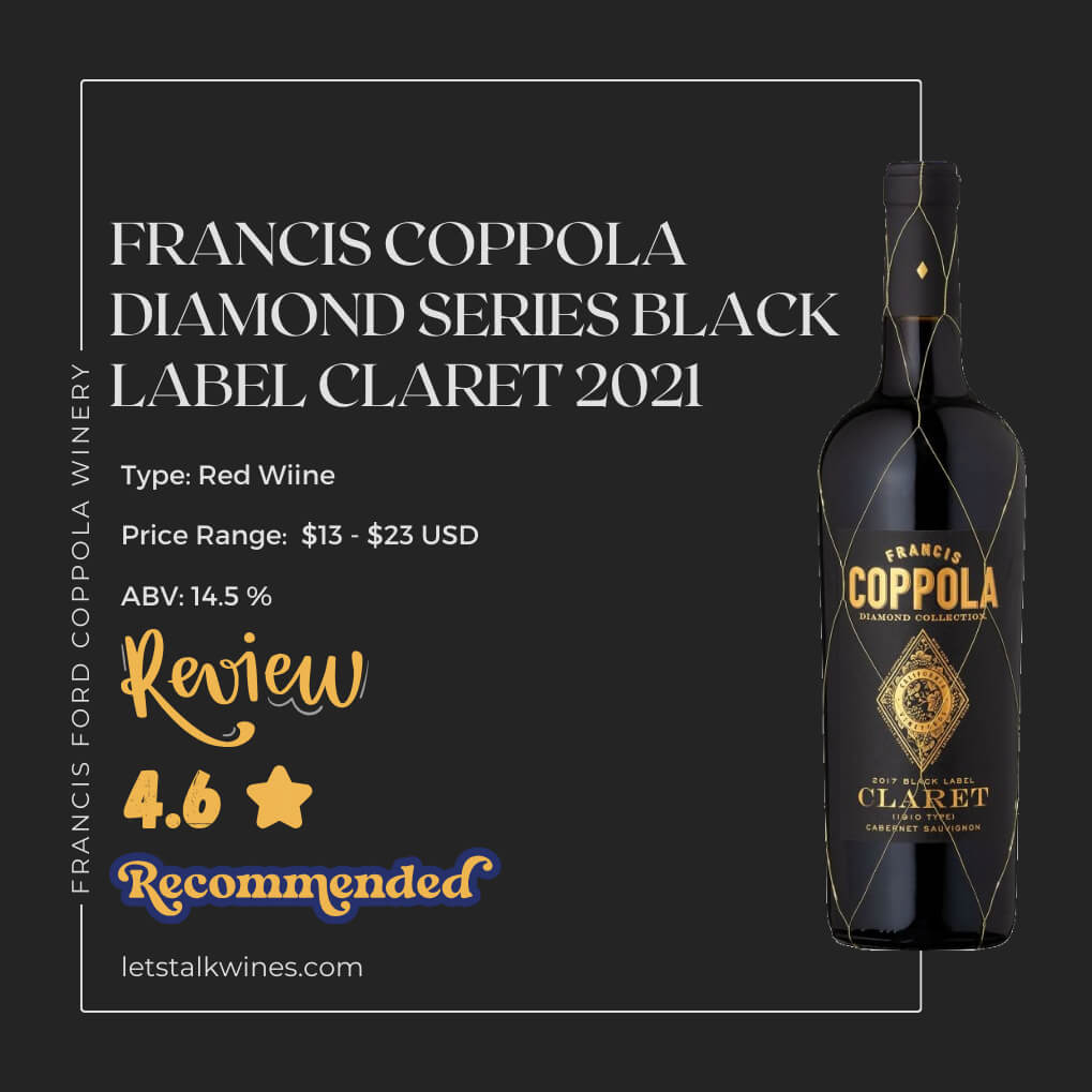 francis coppola diamond collection 2021 review