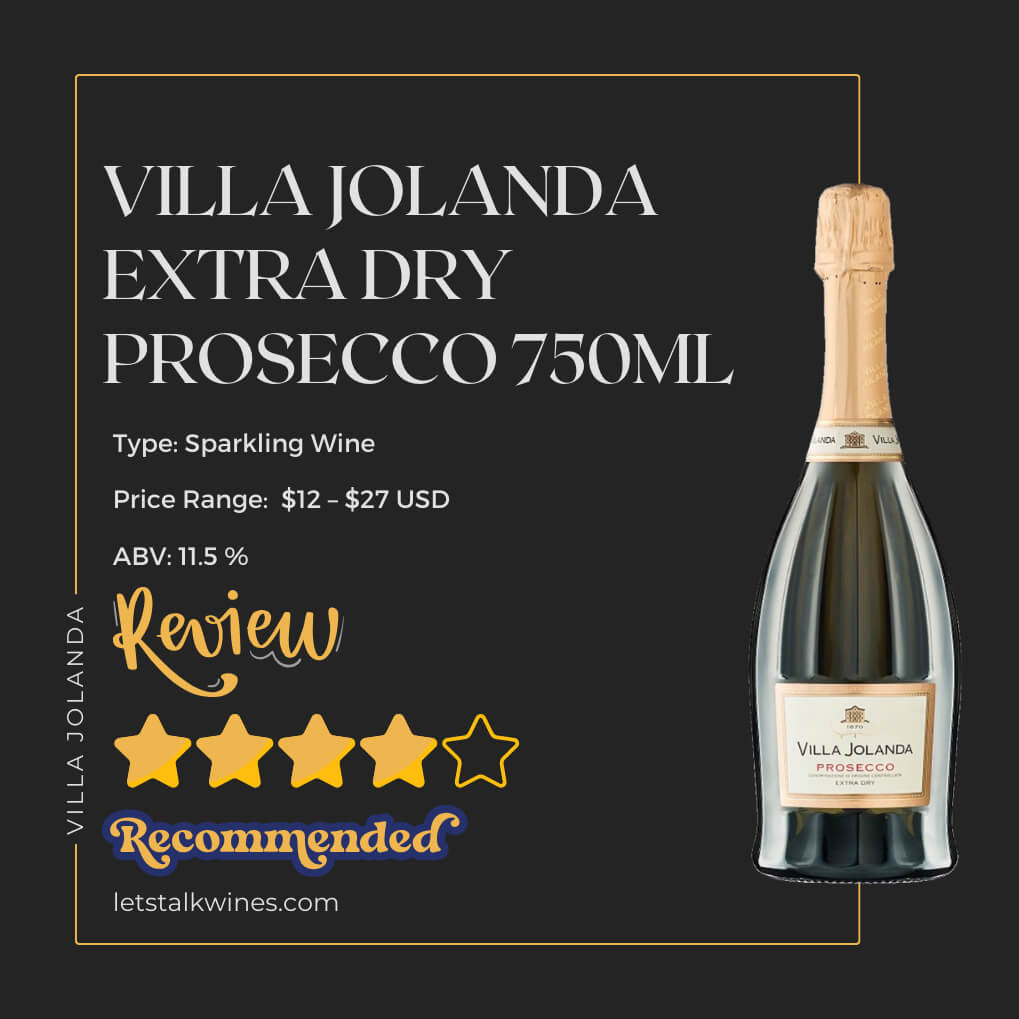 Villa Jolanda Extra Dry Prosecco Review