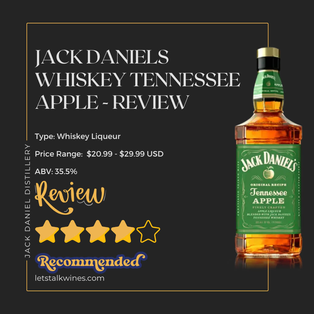 Jack Daniels Whiskey Tennessee Apple Review