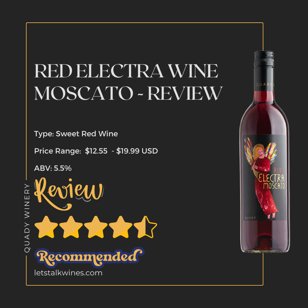 Red Electra Wine Moscato Review